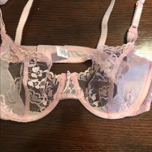 Felina sheer lace underwire Demi bra 36C